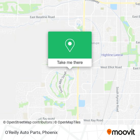 Mapa de O'Reilly Auto Parts