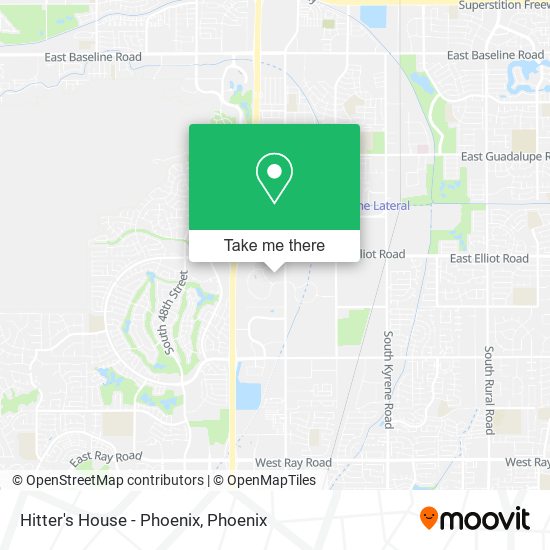 Mapa de Hitter's House - Phoenix