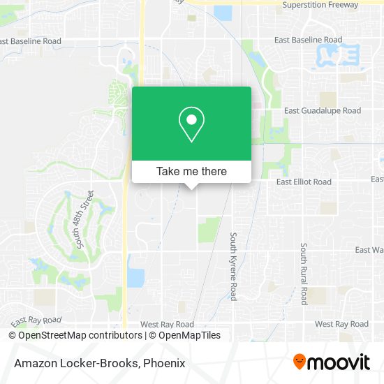 Mapa de Amazon Locker-Brooks