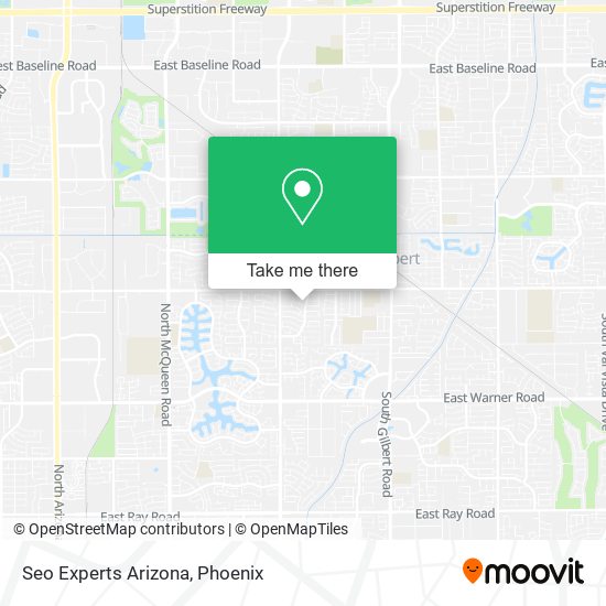 Mapa de Seo Experts Arizona