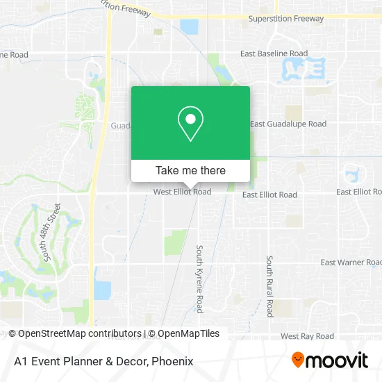 A1 Event Planner & Decor map