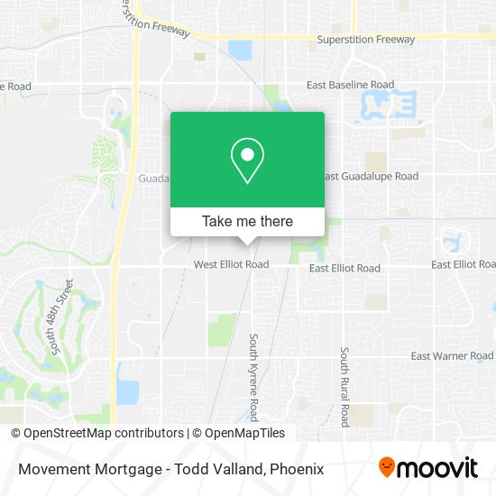 Mapa de Movement Mortgage - Todd Valland