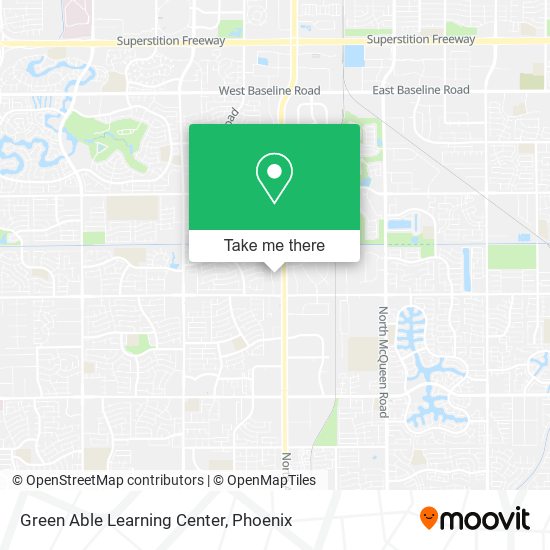 Green Able Learning Center map