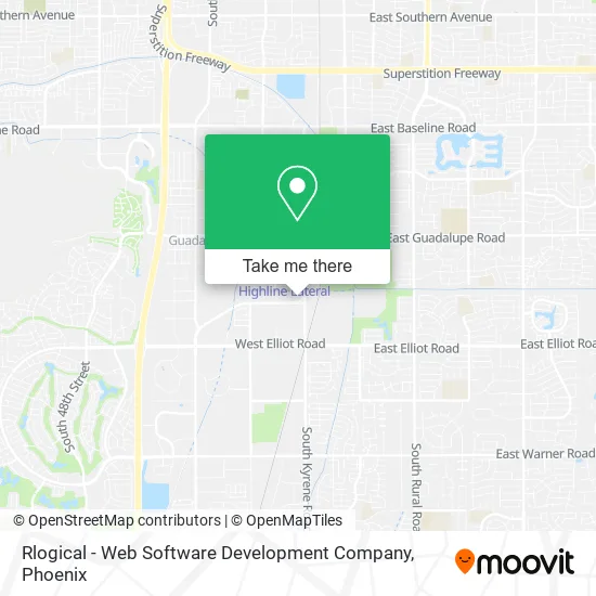 Rlogical - Web Software Development Company map