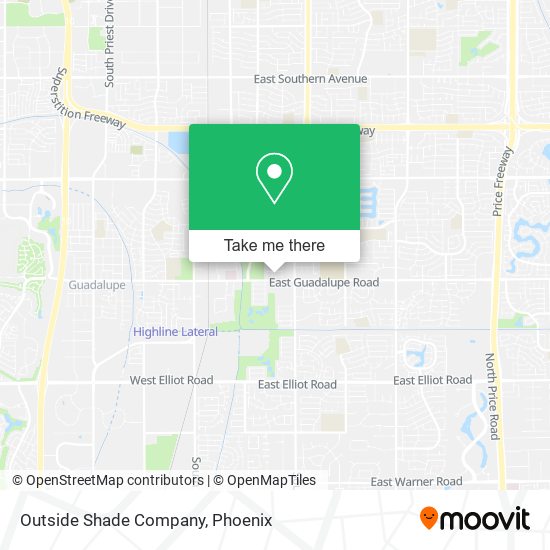 Mapa de Outside Shade Company