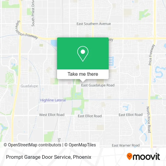 Prompt Garage Door Service map
