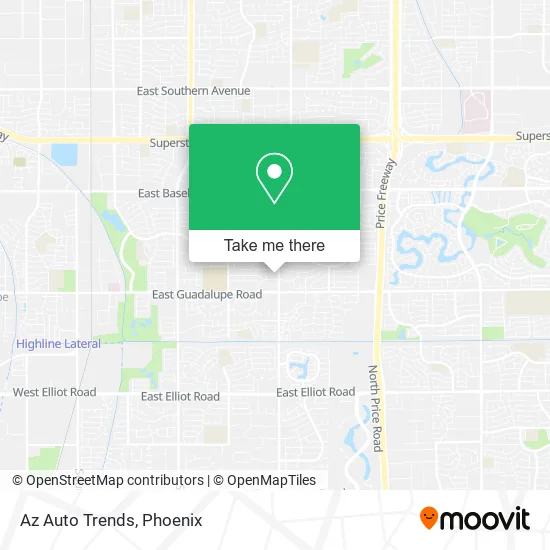 Az Auto Trends map
