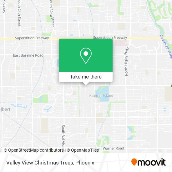 Valley View Christmas Trees map