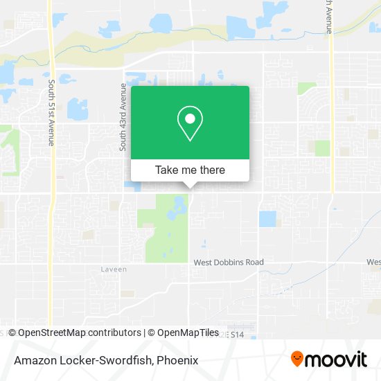 Amazon Locker-Swordfish map