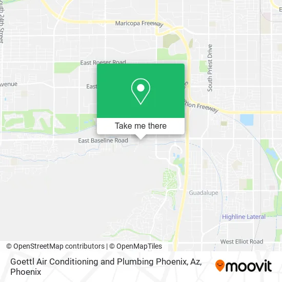 Goettl Air Conditioning and Plumbing Phoenix, Az map