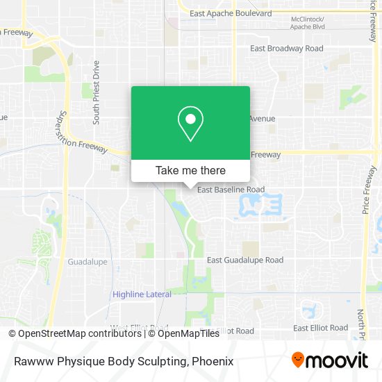 Mapa de Rawww Physique Body Sculpting
