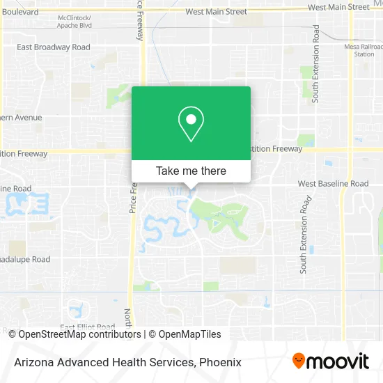 Arizona Advanced Health Services map