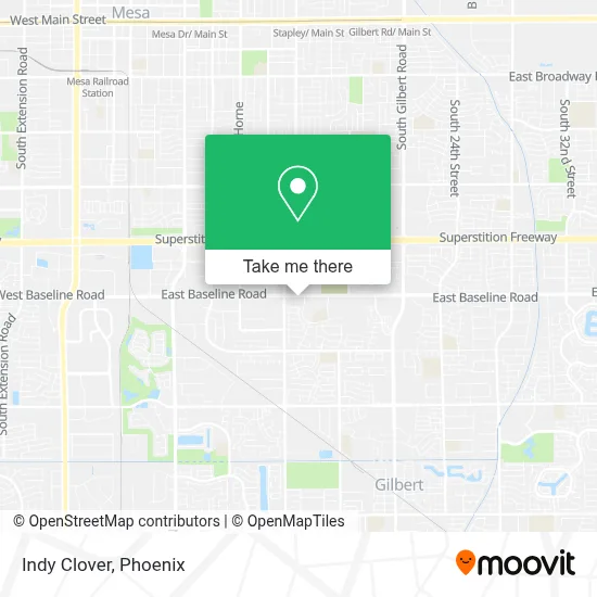 Indy Clover map