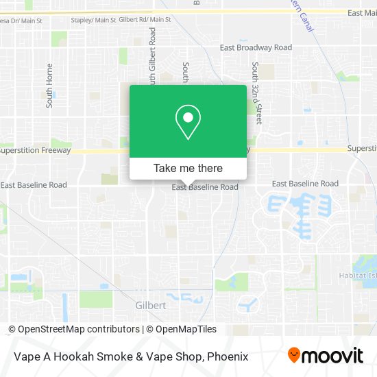 Vape A Hookah Smoke & Vape Shop map