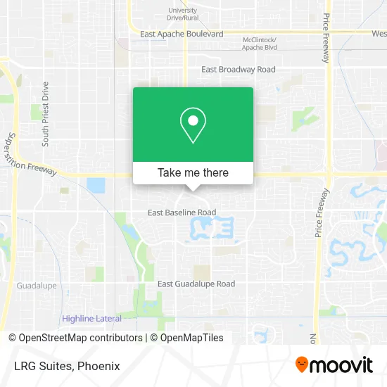 LRG Suites map