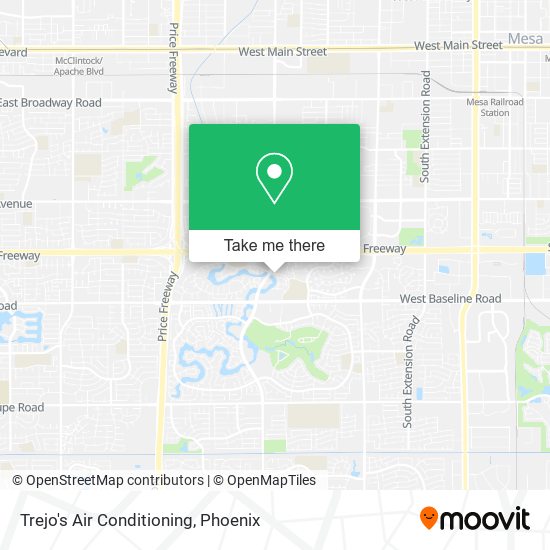 Trejo's Air Conditioning map