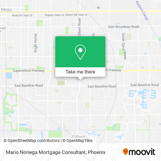 Mapa de Mario Noriega Mortgage Consultant