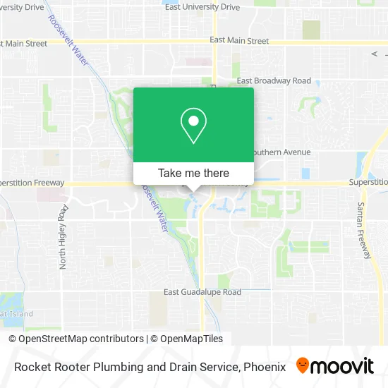 Rocket Rooter Plumbing and Drain Service map