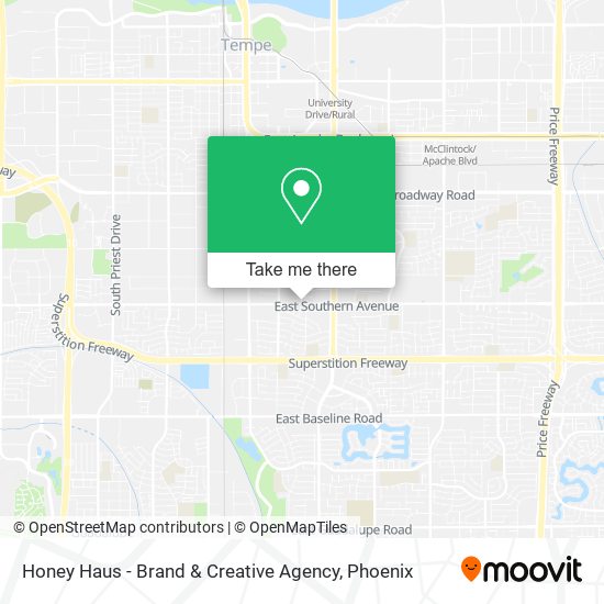 Honey Haus - Brand & Creative Agency map