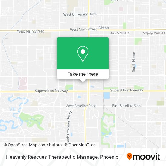 Mapa de Heavenly Rescues Therapeutic Massage