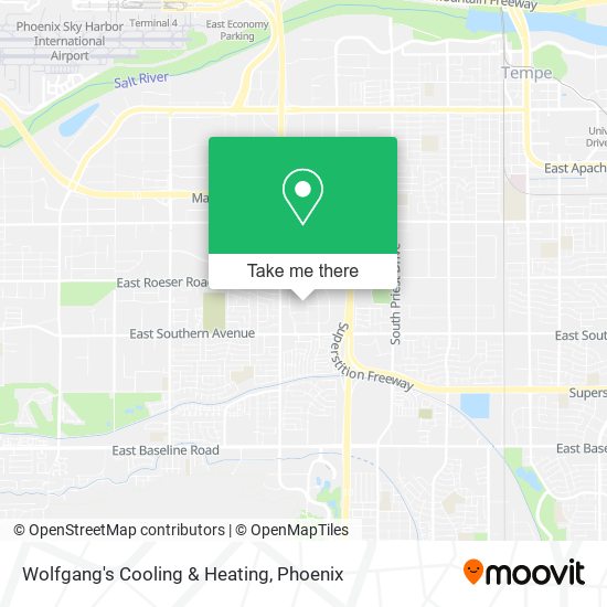 Wolfgang's Cooling & Heating map