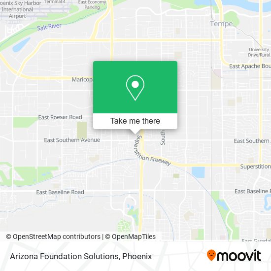 Mapa de Arizona Foundation Solutions