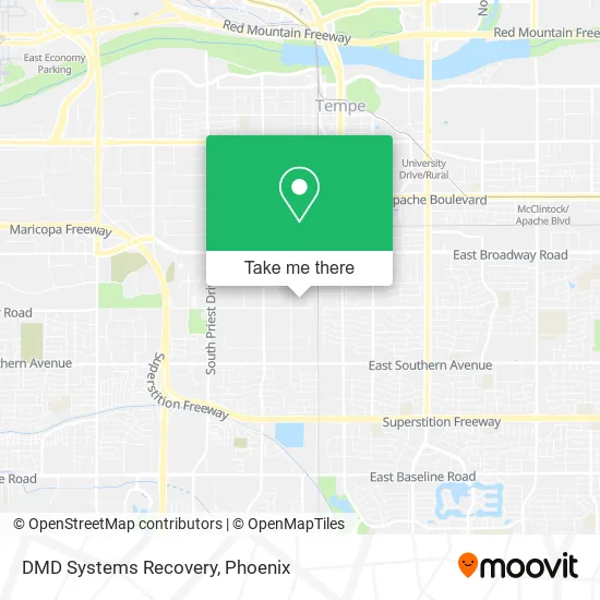 DMD Systems Recovery map