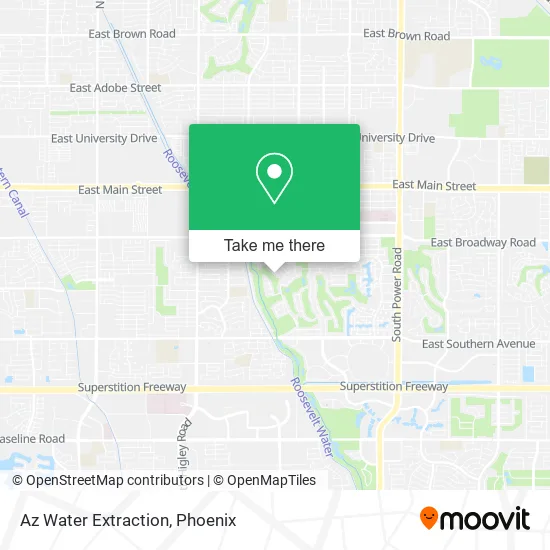 Az Water Extraction map