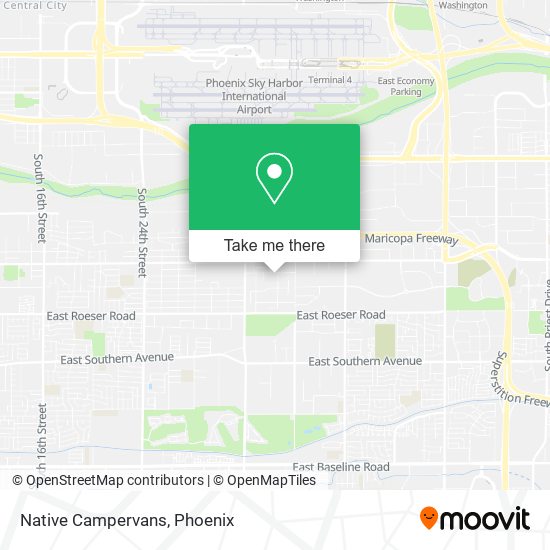 Mapa de Native Campervans