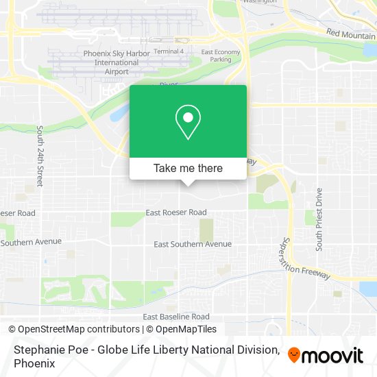 Mapa de Stephanie Poe - Globe Life Liberty National Division