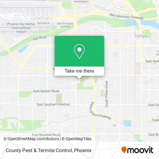 County Pest & Termite Control map