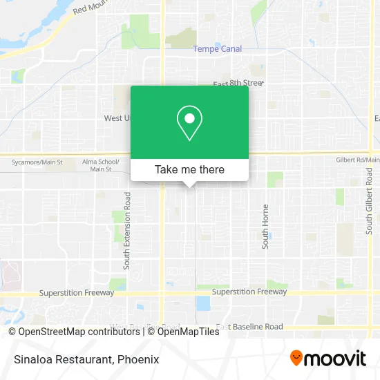 Sinaloa Restaurant map