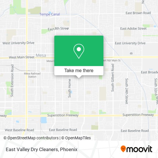 Mapa de East Valley Dry Cleaners