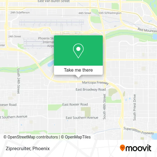 Ziprecruiter map