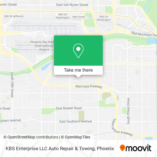 KBS Enterprise LLC Auto Repair & Towing map