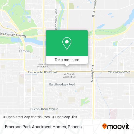 Emerson Park Apartment Homes map