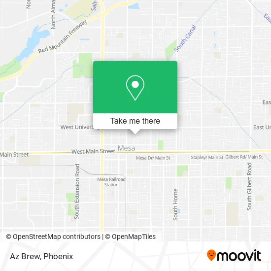 Az Brew map