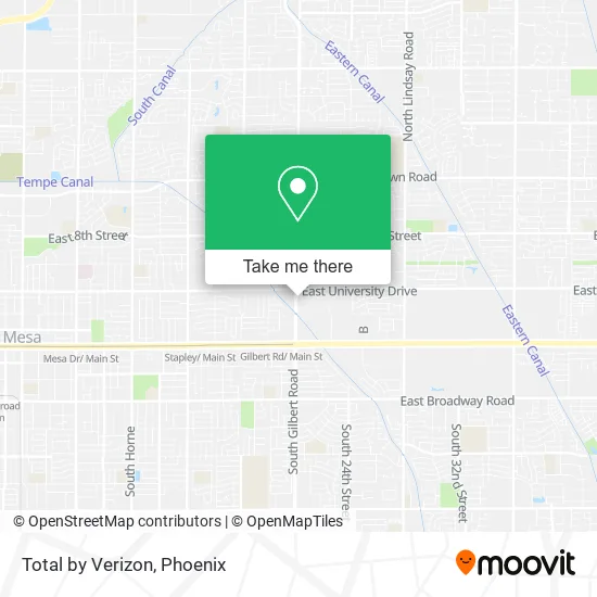 Total by Verizon map