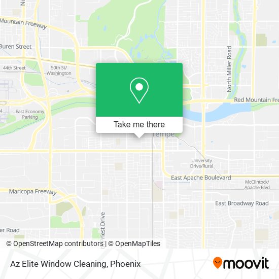 Az Elite Window Cleaning map