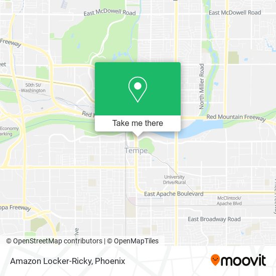 Mapa de Amazon Locker-Ricky