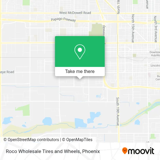 Roco Wholesale Tires and Wheels map