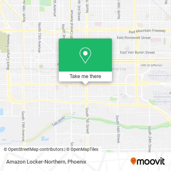 Amazon Locker-Northern map