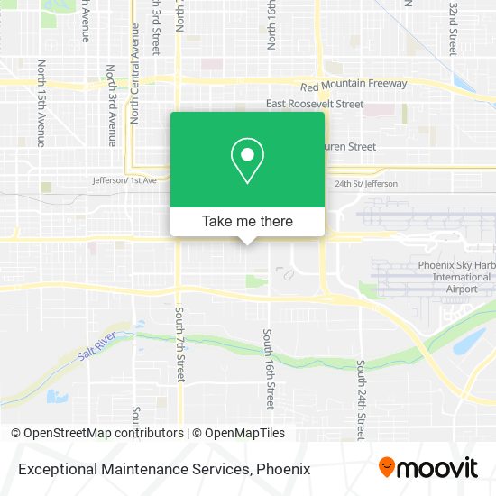 Mapa de Exceptional Maintenance Services