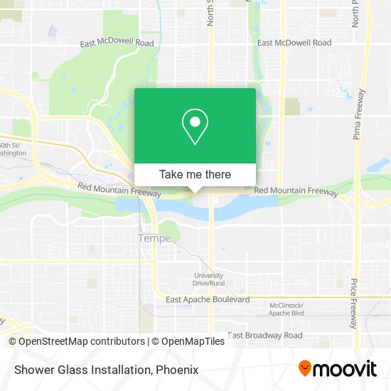 Shower Glass Installation map