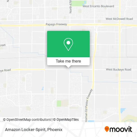 Amazon Locker-Spirit map