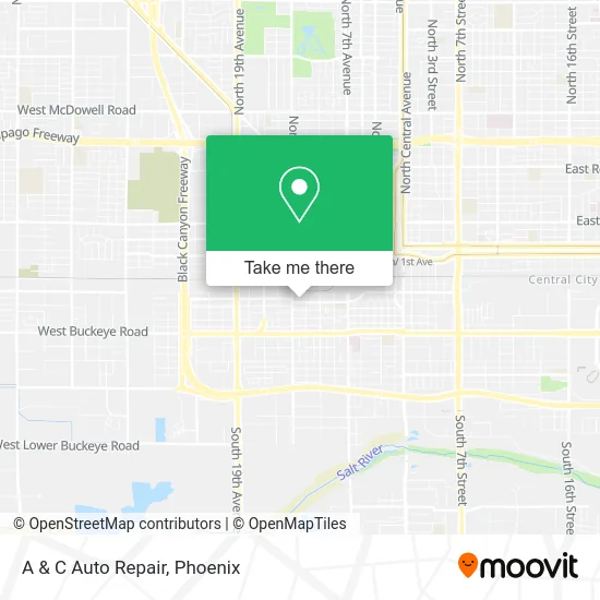 A & C Auto Repair map
