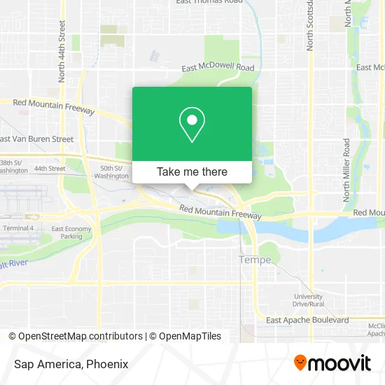 Sap America map