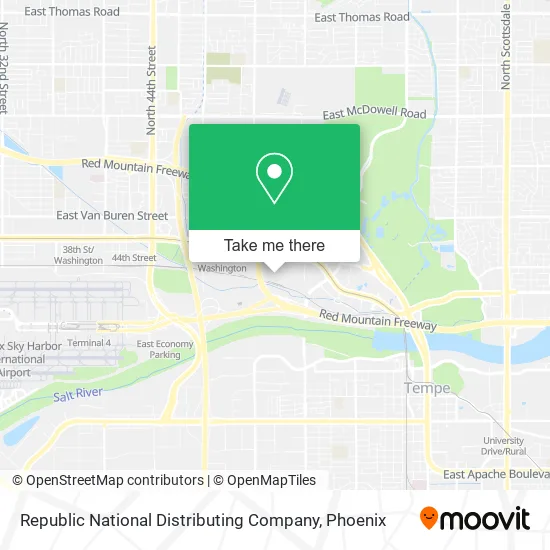 Republic National Distributing Company map