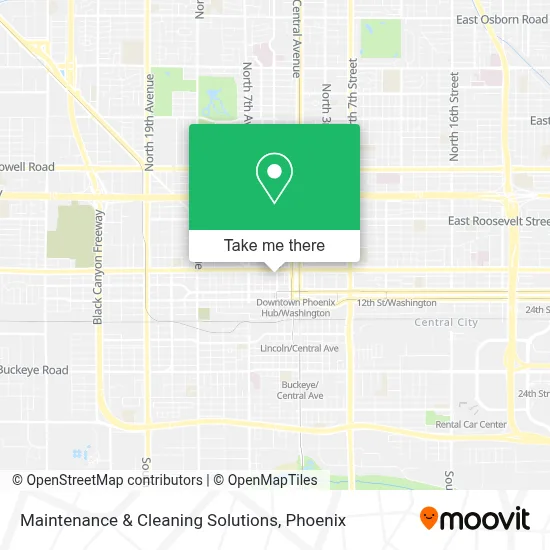 Maintenance & Cleaning Solutions map