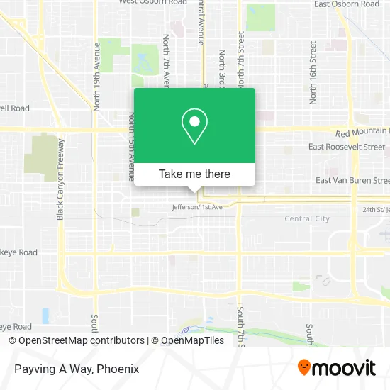 Payving A Way map